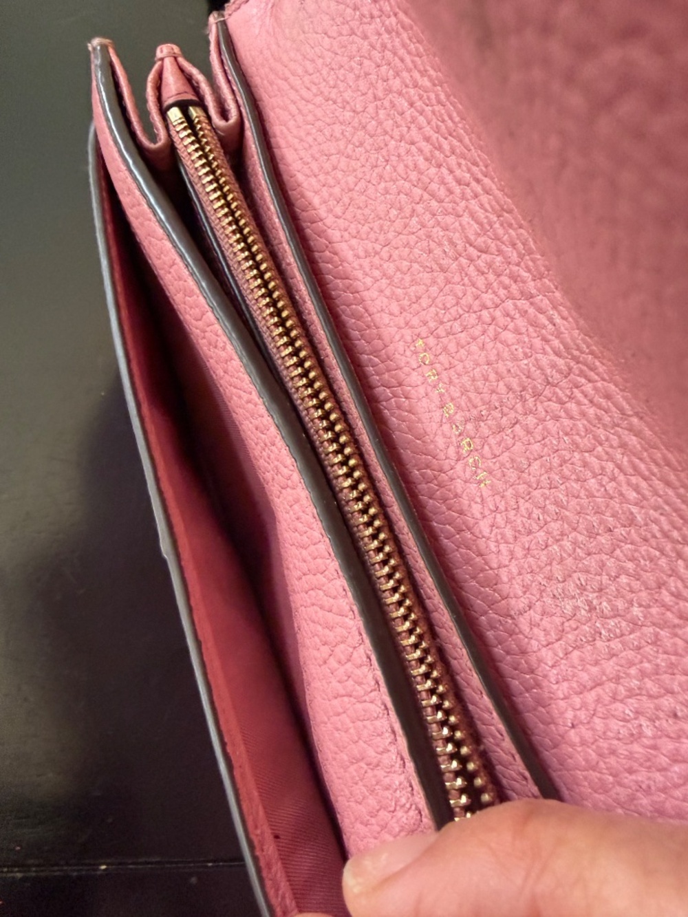 Tory Burch Wallet-style purse, pale pink - Picture 6 of 7